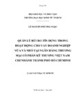 Quản lý rủi ro tín dụng trong hoạt động cho vay doanh nghiệp vừa và nhỏ tại Ngân hàng TMCP Kỹ thương Việt Nam chi nhánh TP. Hồ Chí Minh.pdf.jpg