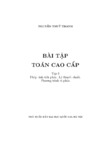Bài tập toán cao cấp tập 3 Phép tính tích phân, lý thuyết chuỗi, phương trình vi phân.pdf.jpg