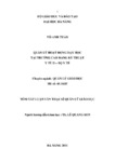 Quản lý hoạt động dạy học tại trường Cao đẳng kỹ thuật Y tế II - Bộ Y tế.pdf.jpg