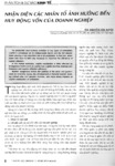 Nhận diện các nhân tố ảnh hưởng đến huy động vốn của doanh nghiệp.PDF.jpg