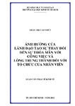 Ảnh hưởng của lãnh đạo tạo sự thay đổi đến sự thỏa mãn với công việc và lòng trung thành đối với tổ chức của nhân viên.PDF.jpg